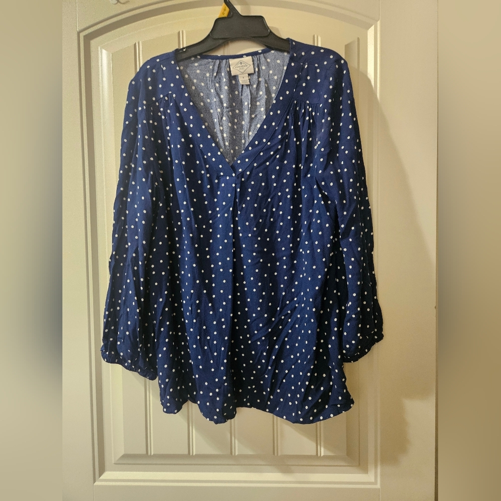 Polka dot blouse